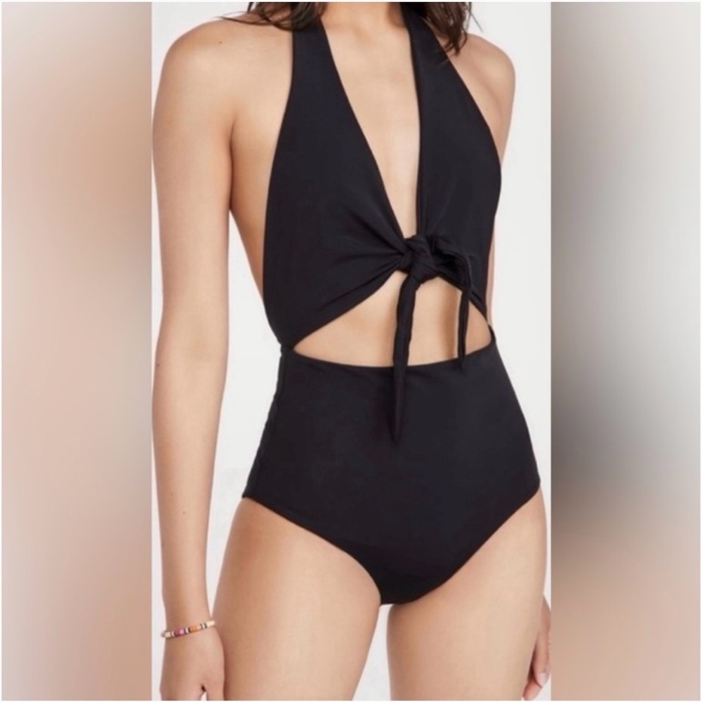 Mara Hoffman Maddy Cut Out One Piece Swimsuit